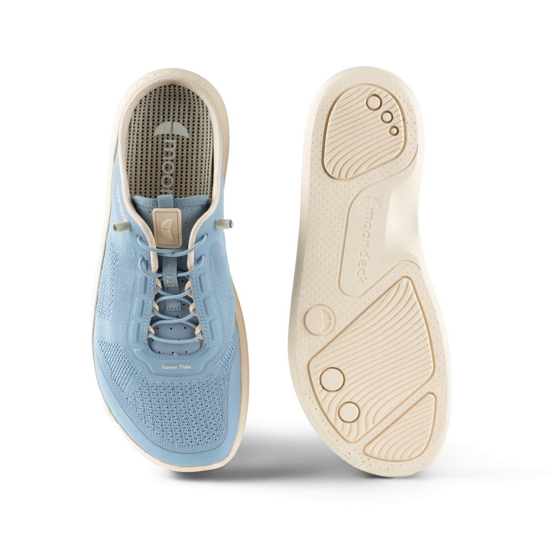 Moondeck Blue Drift, top-down with sole