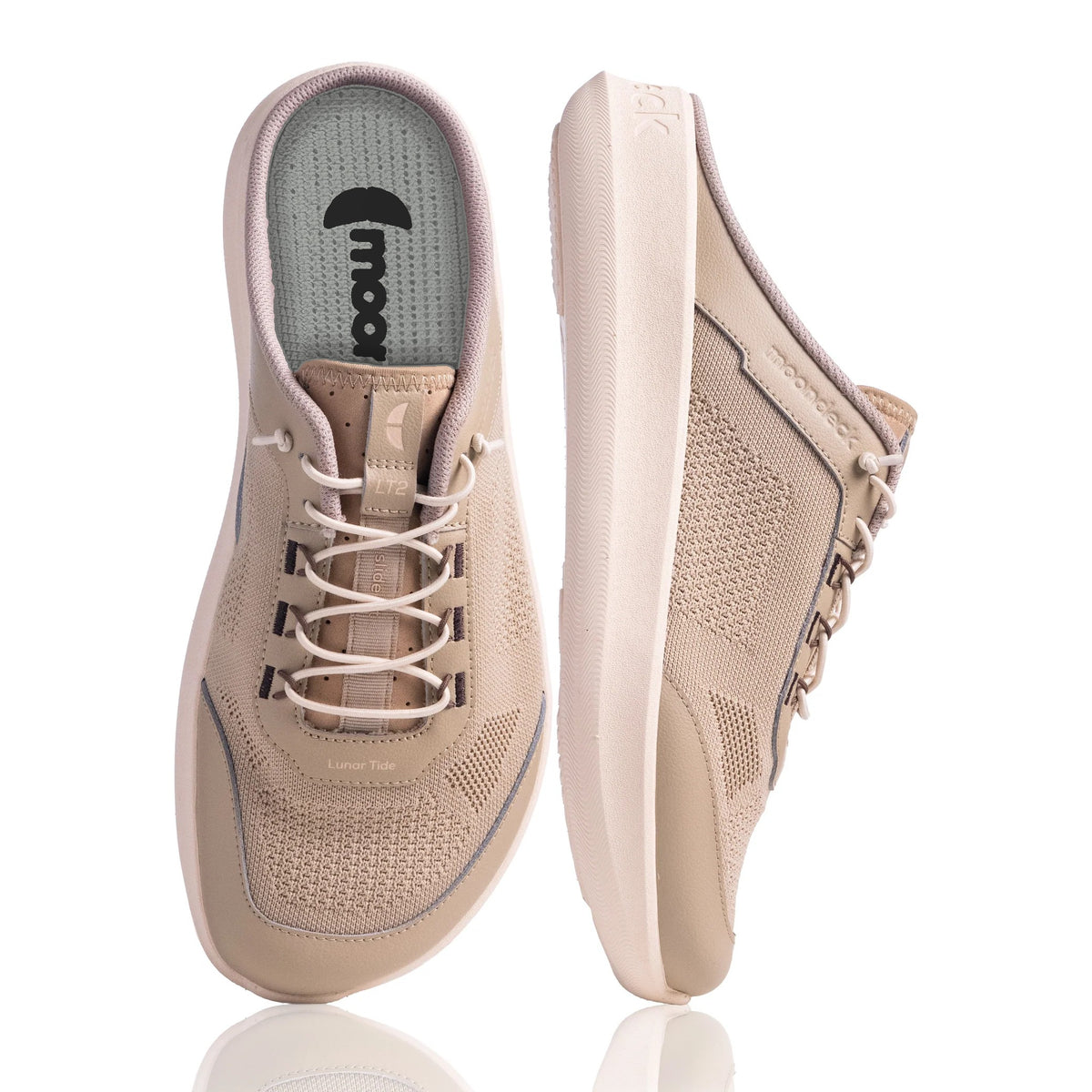 Basalt insoles in Lunar Tide 2 Sandstone