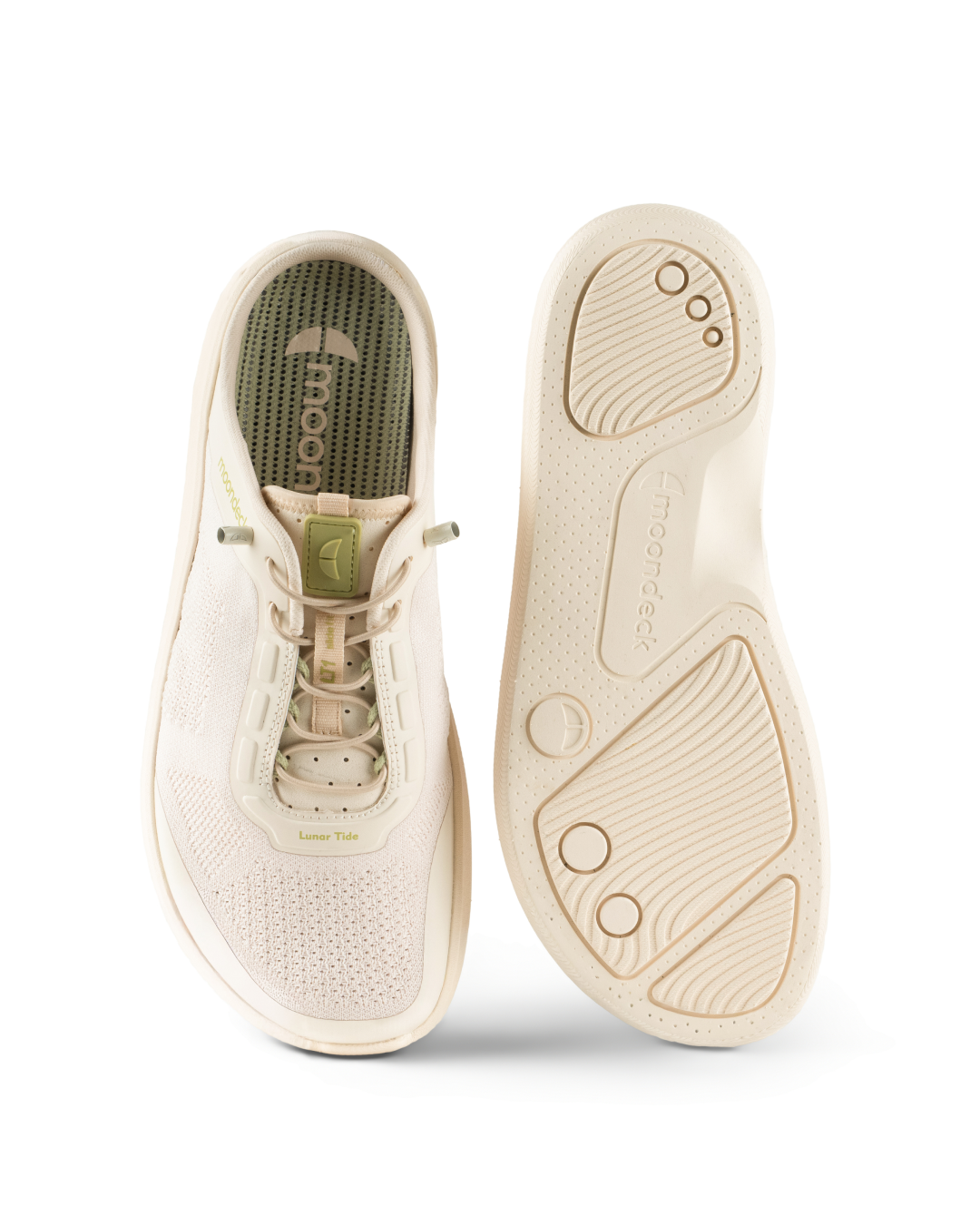 Lunar Tide 1 — Sage Moon, top-down with sole