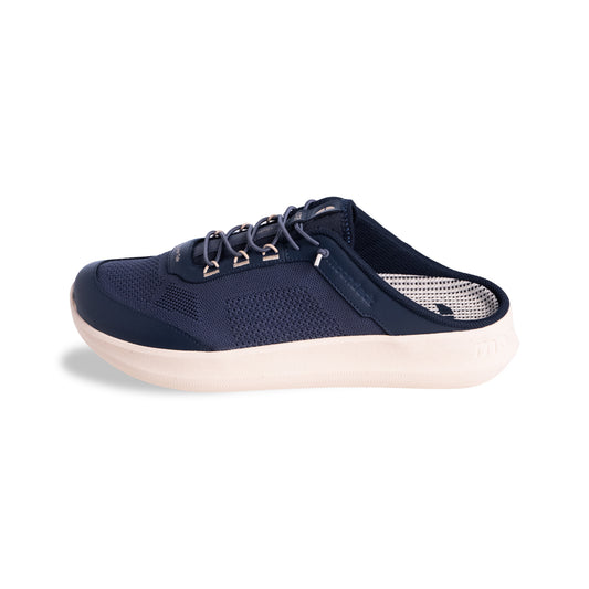 Lunar Tide 2 backless shoe in Atlantis, side view